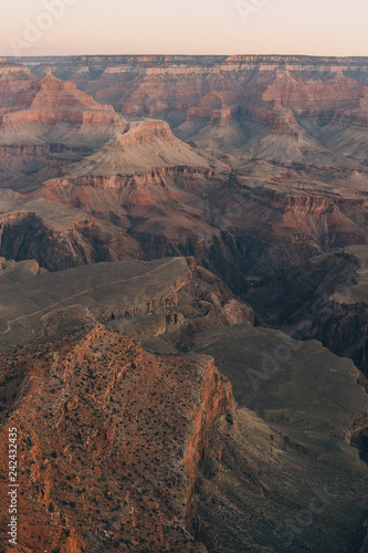 Grand Canyon American Southwest Landscape Rocky Formation Scenery Natural Sunrise © colin