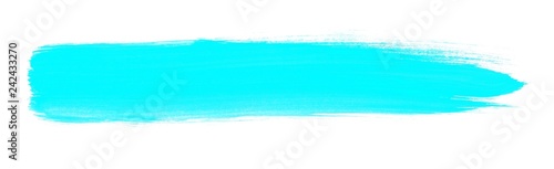 Hellblauer mit einem Pinsel gemalter Streifen