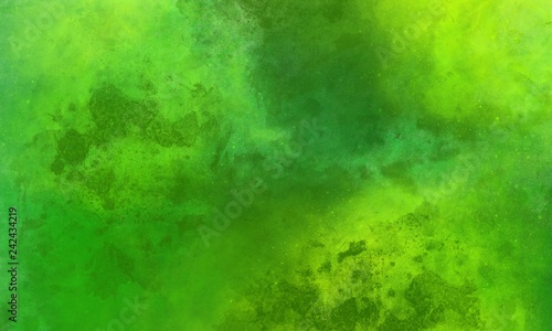 Green painting abstract background with copy space for text