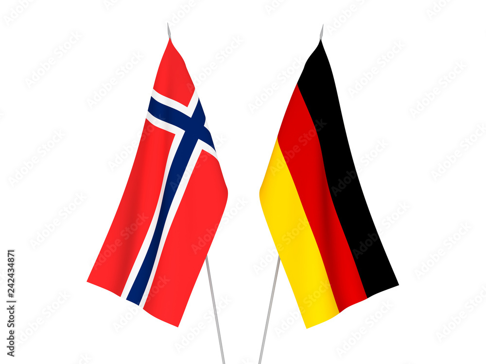 Germany and Norway flags
