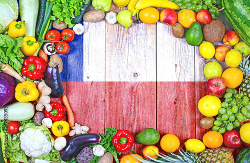 Fresh fruits and vegetables from Chile