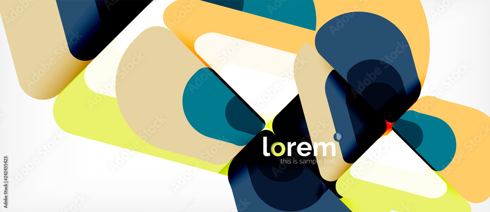 Geometric abstract background Geometric abstract background