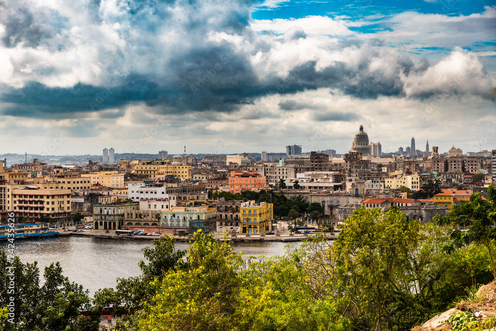 Blick auf Havanna Centro Kuba