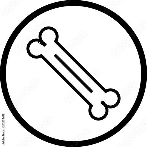 Vector Bone Icon
