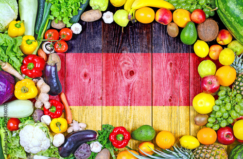 Fresh fruits and vegetables from Germany