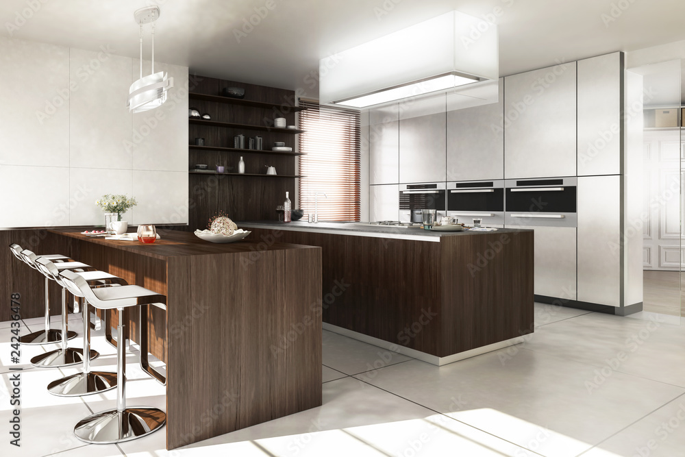 Contemporary Designed Kitchen Contemporary Designed Kitchen