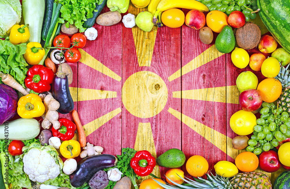 Fresh fruits and vegetables from Macedonia