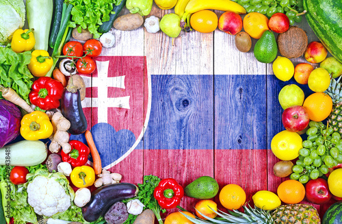 Fresh fruits and vegetables from Slovakia