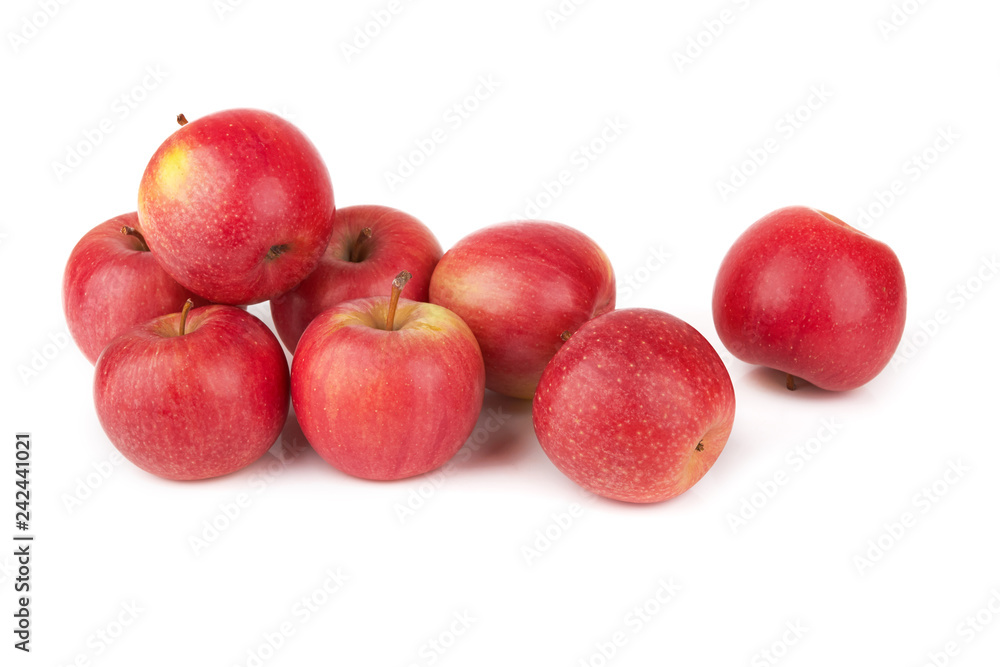 Red apples isolated