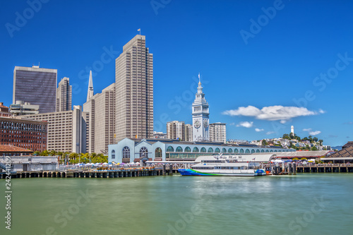 Ferry Building and San Franciscos Skyline photo
