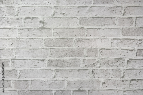 White brick wall a weathered texture for background