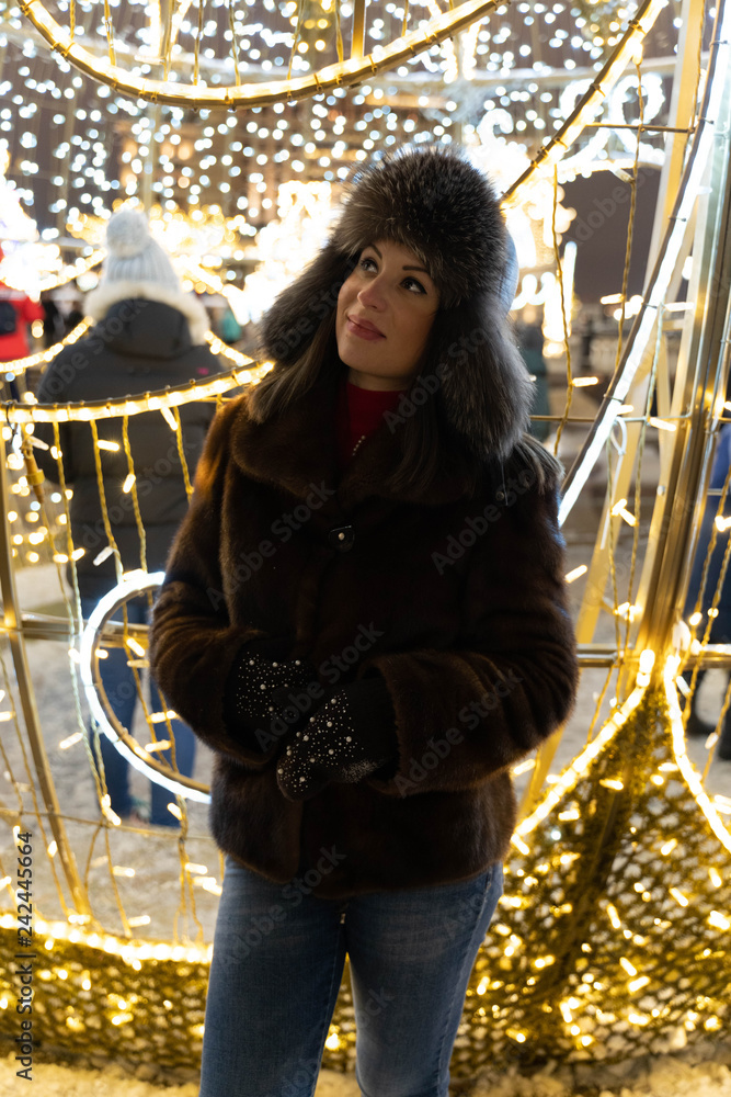 Fototapeta premium new yer pnoto shoot in Moscow