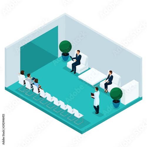 Isometric Cabinet Hospital Rear View