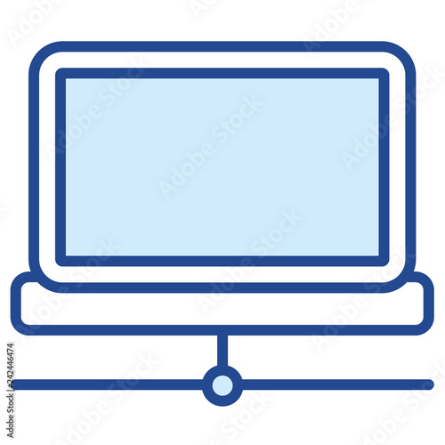 Netzwerk, Laufwerk Vector Icon Illustration