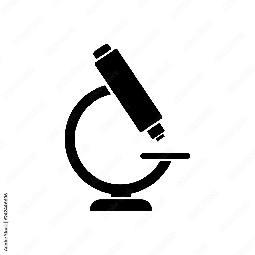 microscope icon. Logo for lab. Medical laboratory microscope icon. Logo for lab. Medical laboratory