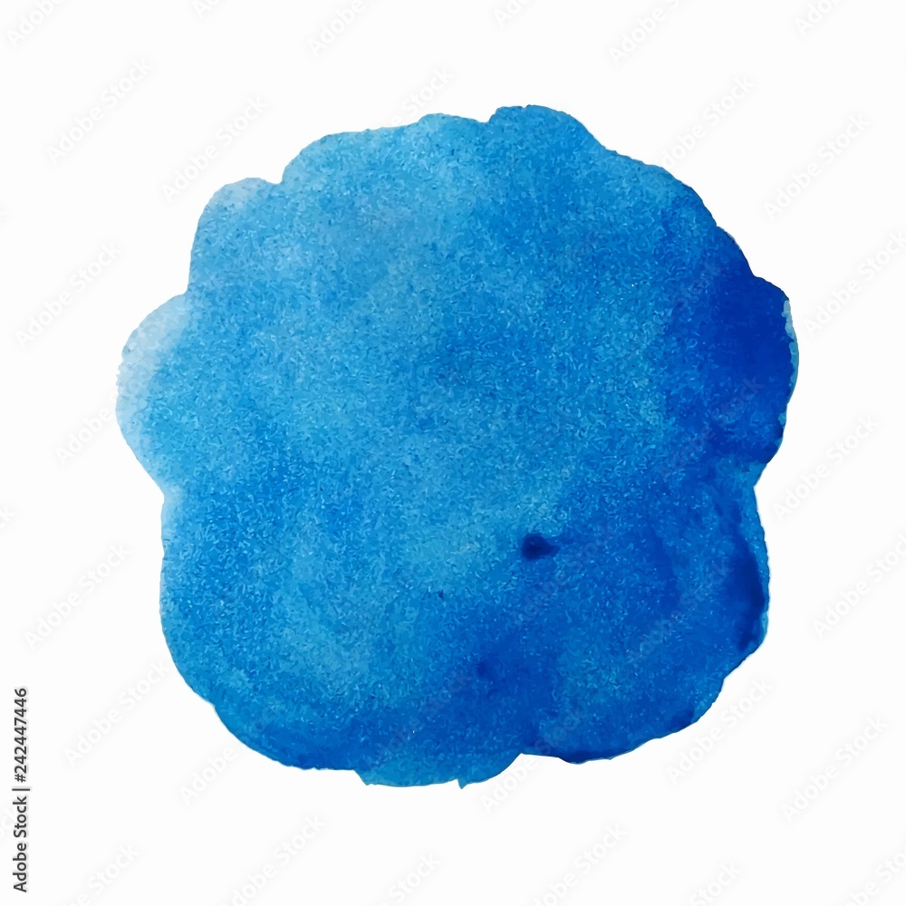 Blue watercolor stain Blue watercolor stain