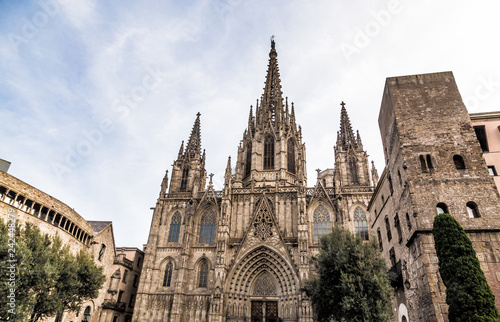 Kathedrale von Barcelona Spanien Europa