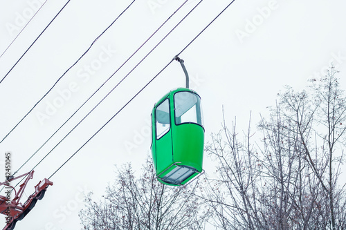 Funicular in amusement park photo