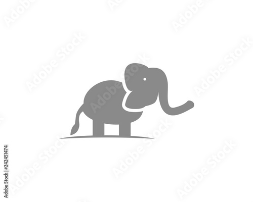Elephant logo template design