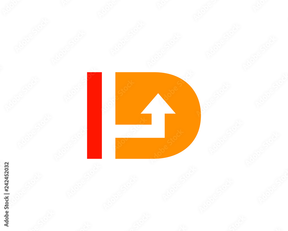 Letter D With Arrow Logo Template Letter D With Arrow Logo Template