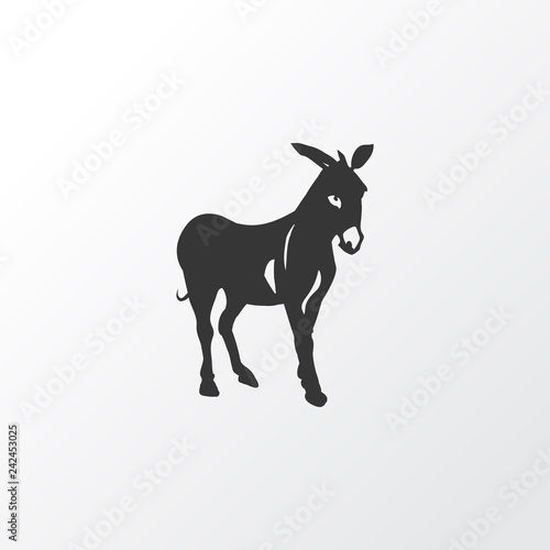 Fotografie, Tablou Donkey icon symbol