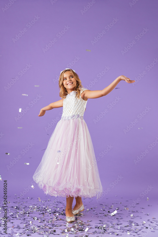 Full length portrait of a smiling cheerful pretty girl Full length portrait of a smiling cheerful pretty girl