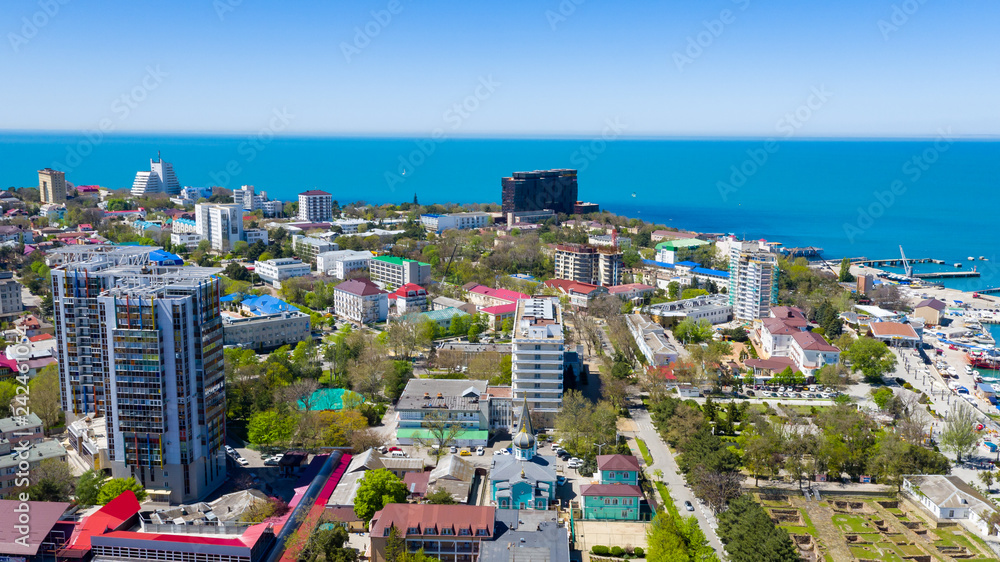 city on the coast