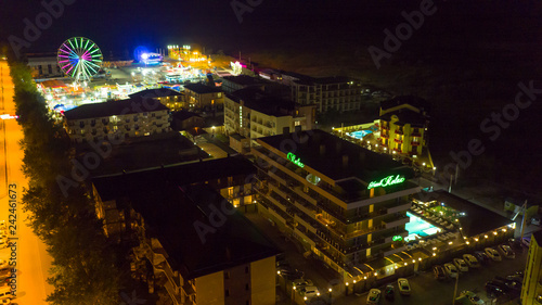 Obraz na płótnie night city w salonie