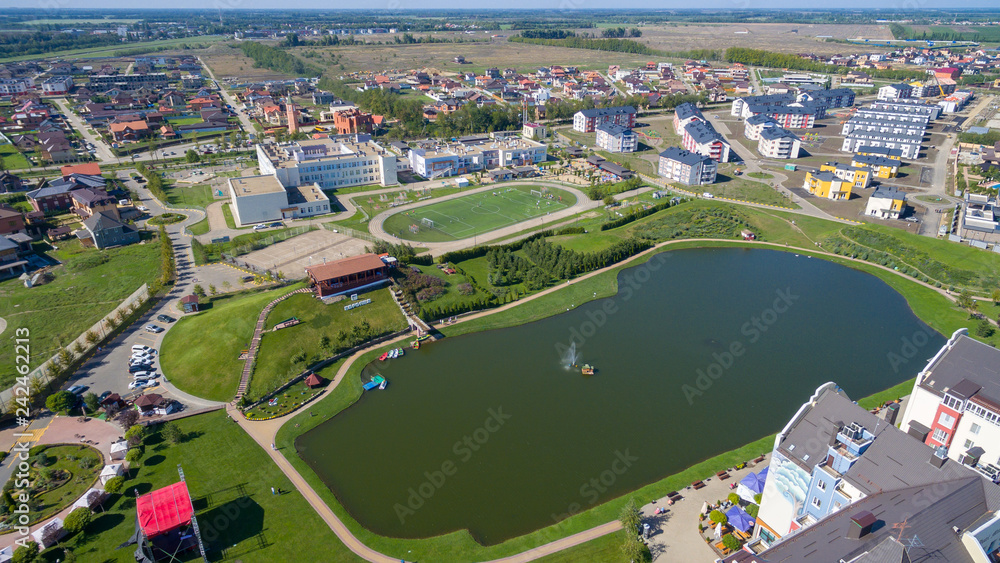 lake in the city
