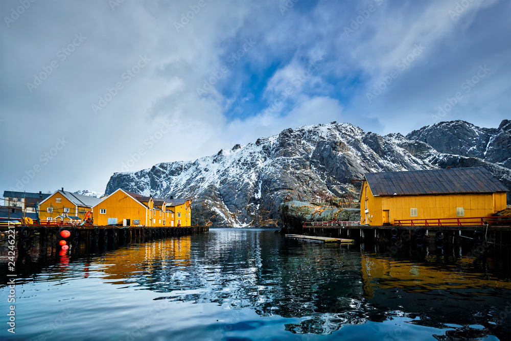 Nusfjord  fishing village in Norway