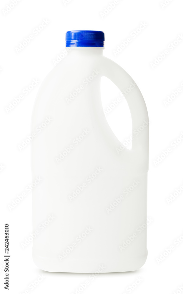 Bottle with fresh milk with handle Bottle with fresh milk with handle
