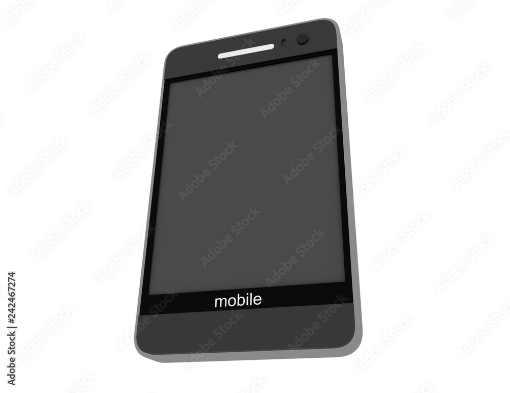 Modern mobile phones with touchscreen Modern mobile phones with touchscreen