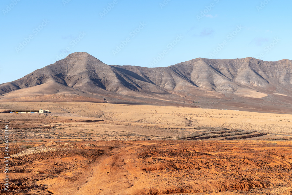 Fuerteventura volcanic mountains, Canary