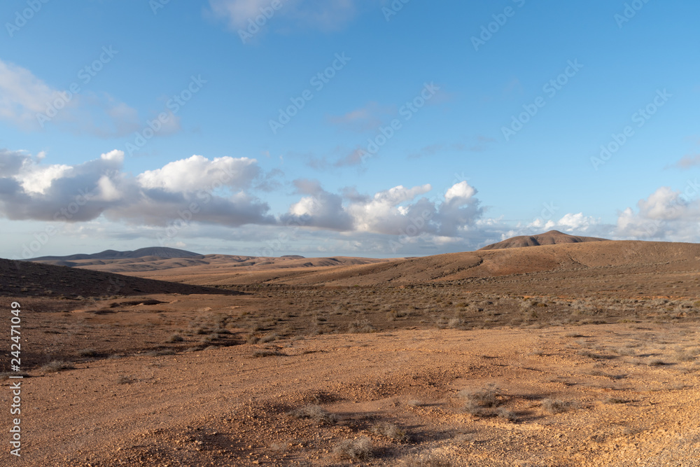 Fuerteventura volcanic mountains, Canary