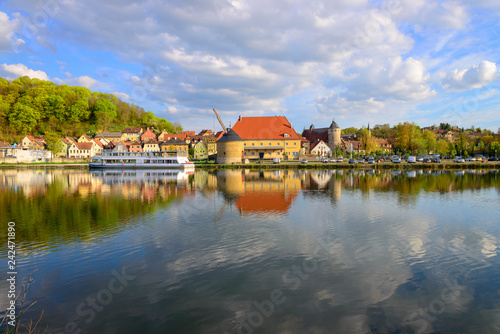 Germany, Bavaria, Franconia, Lower Franconia, Marktbreit at Main river photo