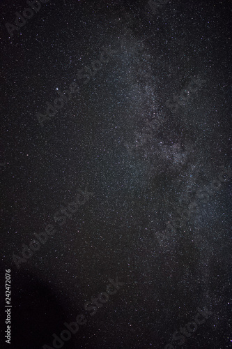 Stars of Milky way on the sky, Slovakia