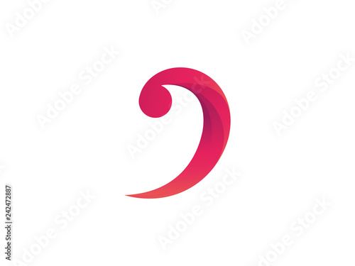 F clef vector symbol design