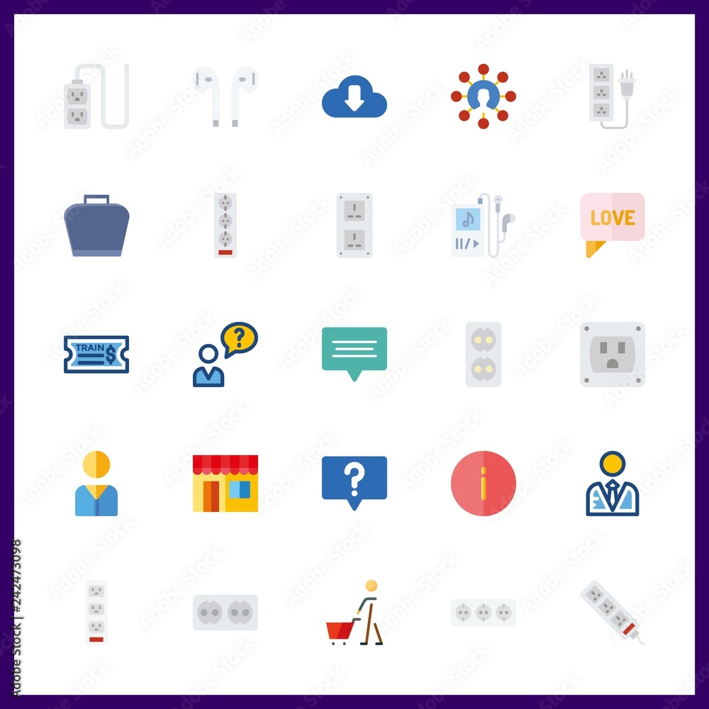 25 smartphone icon. Vector illustration smartphone set. chat and info icons for smartphone works 25 smartphone icon. Vector illustration smartphone set. chat and info icons for smartphone works