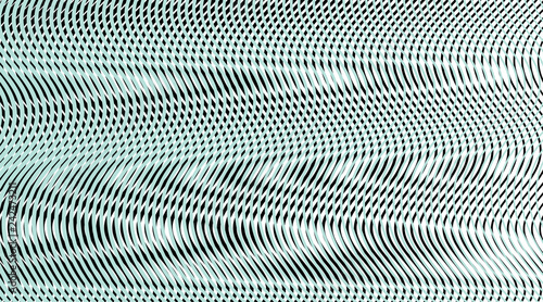 Monochrome abstract gradient background with moire effect.