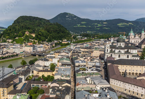 Salzburg, Austria - fourth-largest city of the country, birthplace of Wolfgang Amadeus Mozart, Salzburg is a UNESCO World Heritage Site due to its wonderful baroque architecture 