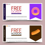 free donut and hotdog coupon