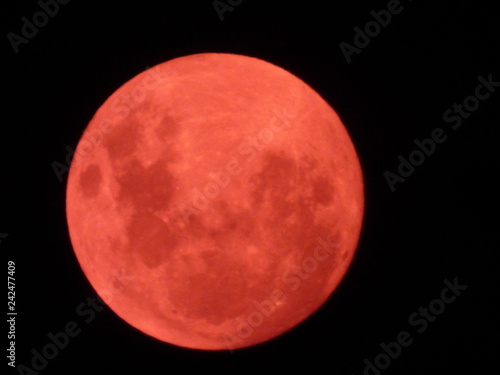Fototapeta Naklejka Na Ścianę i Meble -  luna roja
