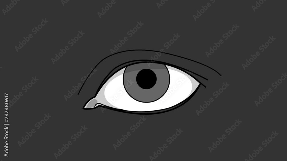 Human eye, people eyes blinking looping animation Human eye, people eyes blinking looping animation