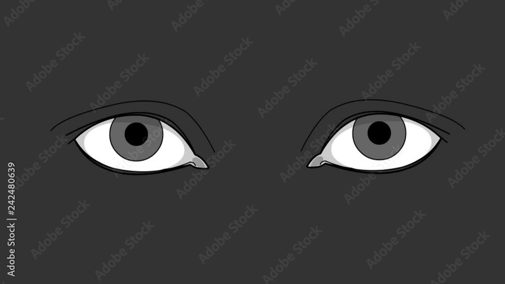 Human eyes, people eyes blinking looping animation Human eyes, people eyes blinking looping animation
