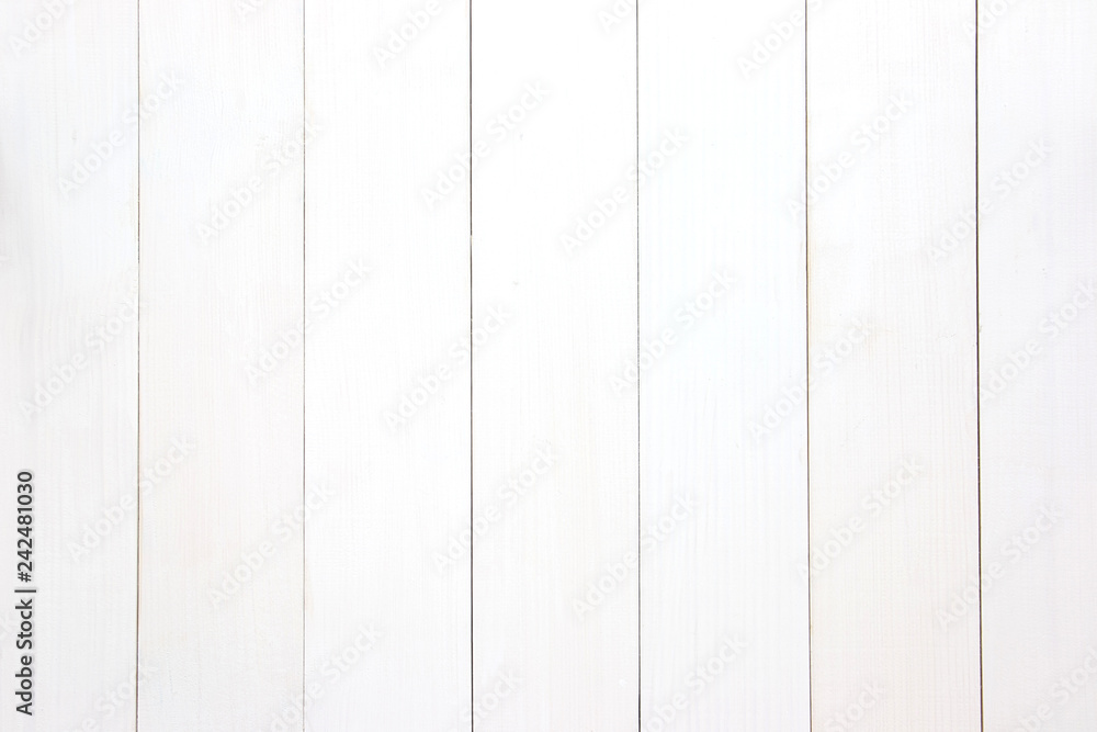 White wooden background planks texture. Vertical composition. White wooden background planks texture. Vertical composition.