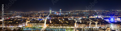 Panorama de Lyon en France