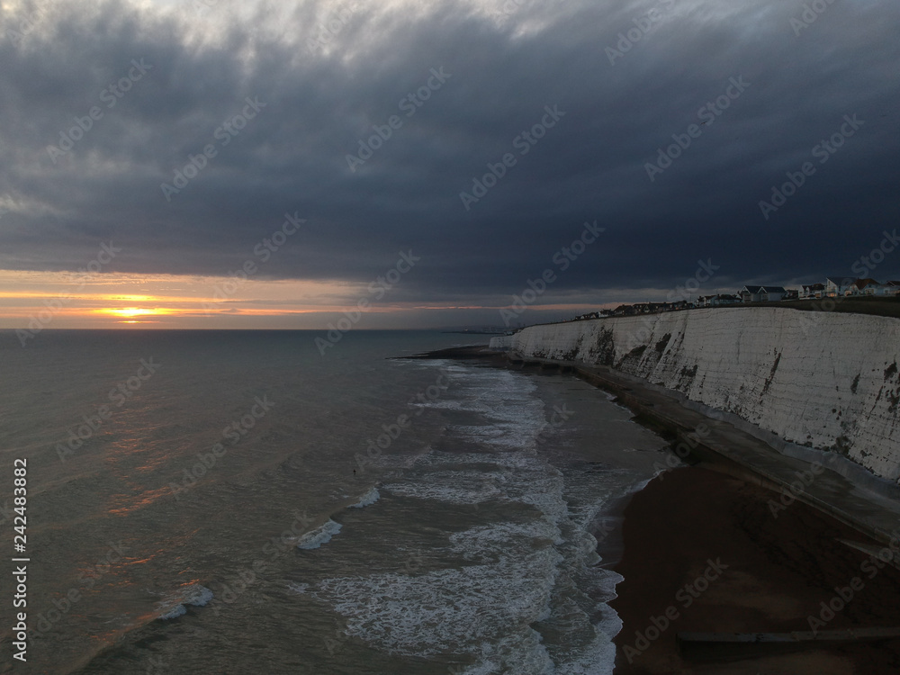 Brighton Cliffs - Drone