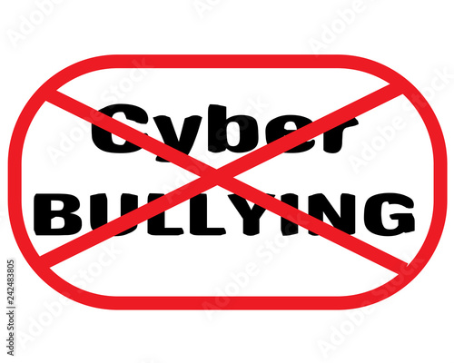 Signage-Cyber Bullying Not Allowed