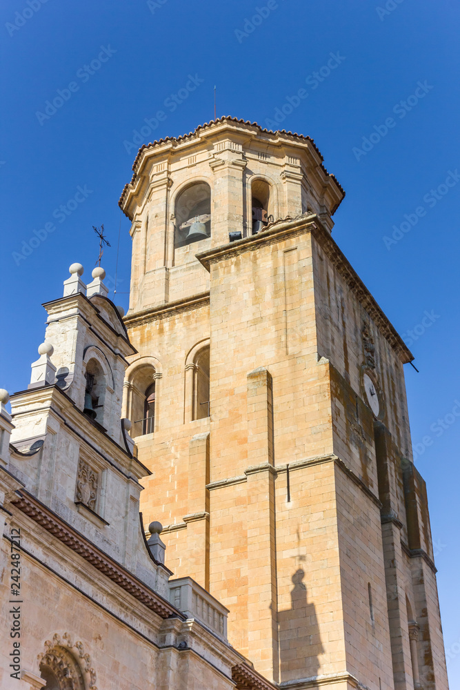Tower of the Santa Maria cathedral in Toro, Spain