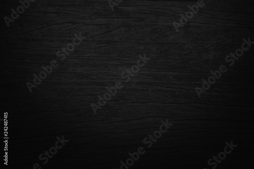 Wooden background texture of wood black. Dark edge blank for design